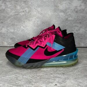 Nike Lebron 18 Low 'Neon Nights' Fireberry pink Men's Size 13 Shoes basketball